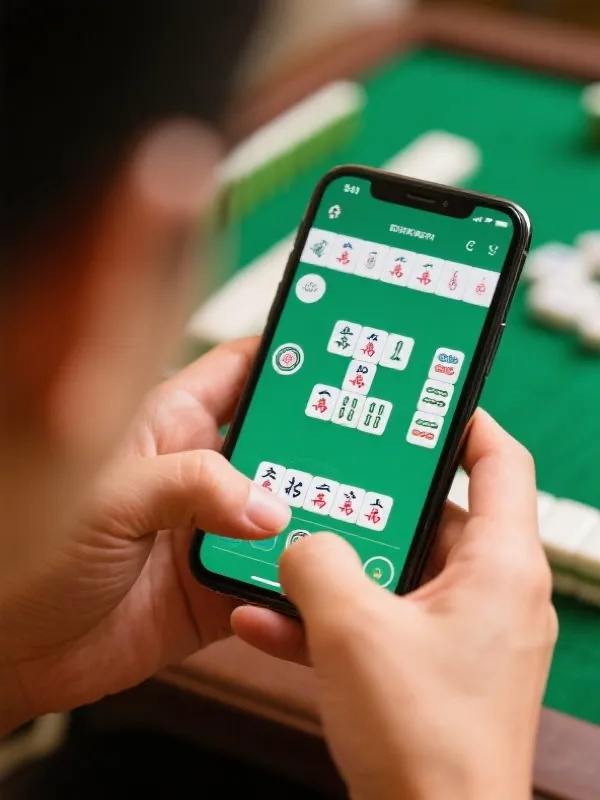 手机端在线麻将界面